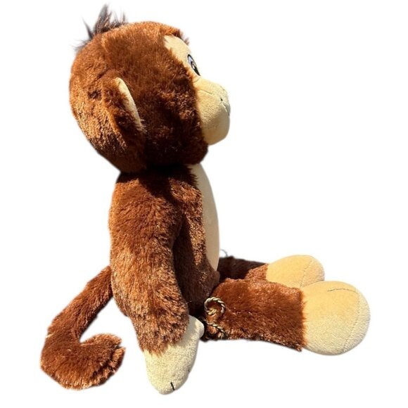 Build A Bear Smile Monkey Chimp Plush Stuffed Security Support Pet Toy - Picture 3 of 16